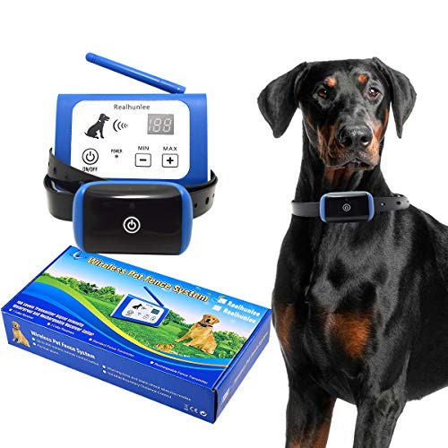 2019 Wireless Electric Dog Fence System Outdoor Invisible Wireless Dog Fence Containment System 550YD Remote Control with Rechargeable Waterproof Receiver Beep/Shock/Static Mode Dogs - Thumbnail 7