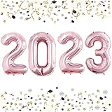 GOER 42 Inch 2023 Foil Number Balloons for 2023 New