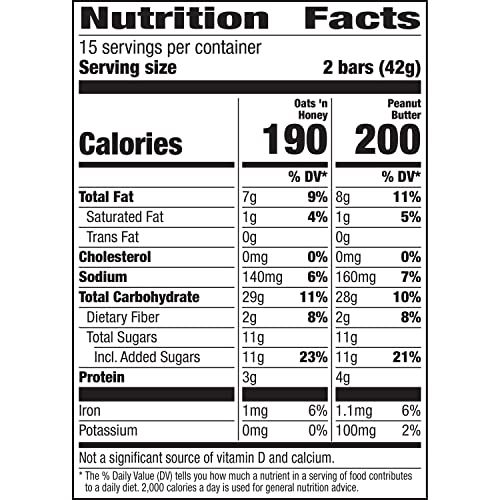NATURE VALLEY CRUNCHY GRANOLA BARS, VARIETY PACK, 30 BARS, 22.35 OZ (15 POUCHES)