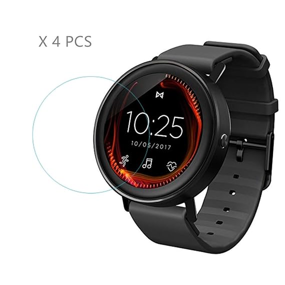 HLH Misfit Vapor Screen Protector ，9H Hardness Anti-Scratch Tempered Glass Screen Protector Misfit Vapor Smartwatch (4 PCS)