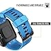 ANCOOL Compatible with Forerunner 35 Bands Soft Silicone Watch Band Sport Strap Replacement for Forerunner 35 Smartwatch (Sky Blue)