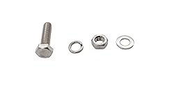 binifiMux 40pcs M8 x 12mm Hex Bolts with M8 Hex