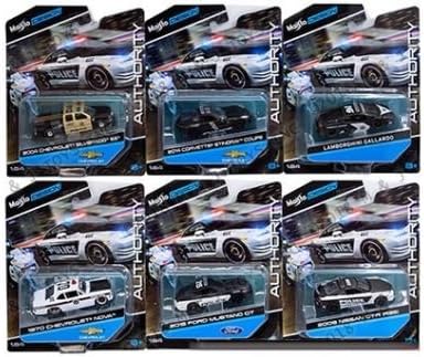 New 1:64 MAISTO AUTHORITY COLLECTION - AUTHORITY 2016 ASSORTMENT "A" Set of 6pcs Diecast Model Car By Maisto