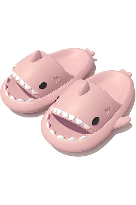 Chanclas De Mujer MUYOGRT Shark Slider Unisex Pantuflas De