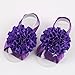 Qandsweet Baby Girl's Barefoots Sandals Flower 6 Pairs