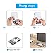 ELUTENG 2.5 HDD Enclosure USB C UASP Clear External Hard Drive Case USB3.0 - USB3.1 Cable Transparent SATA to USB C SSD Compatible 9.5mm/7mm 2T