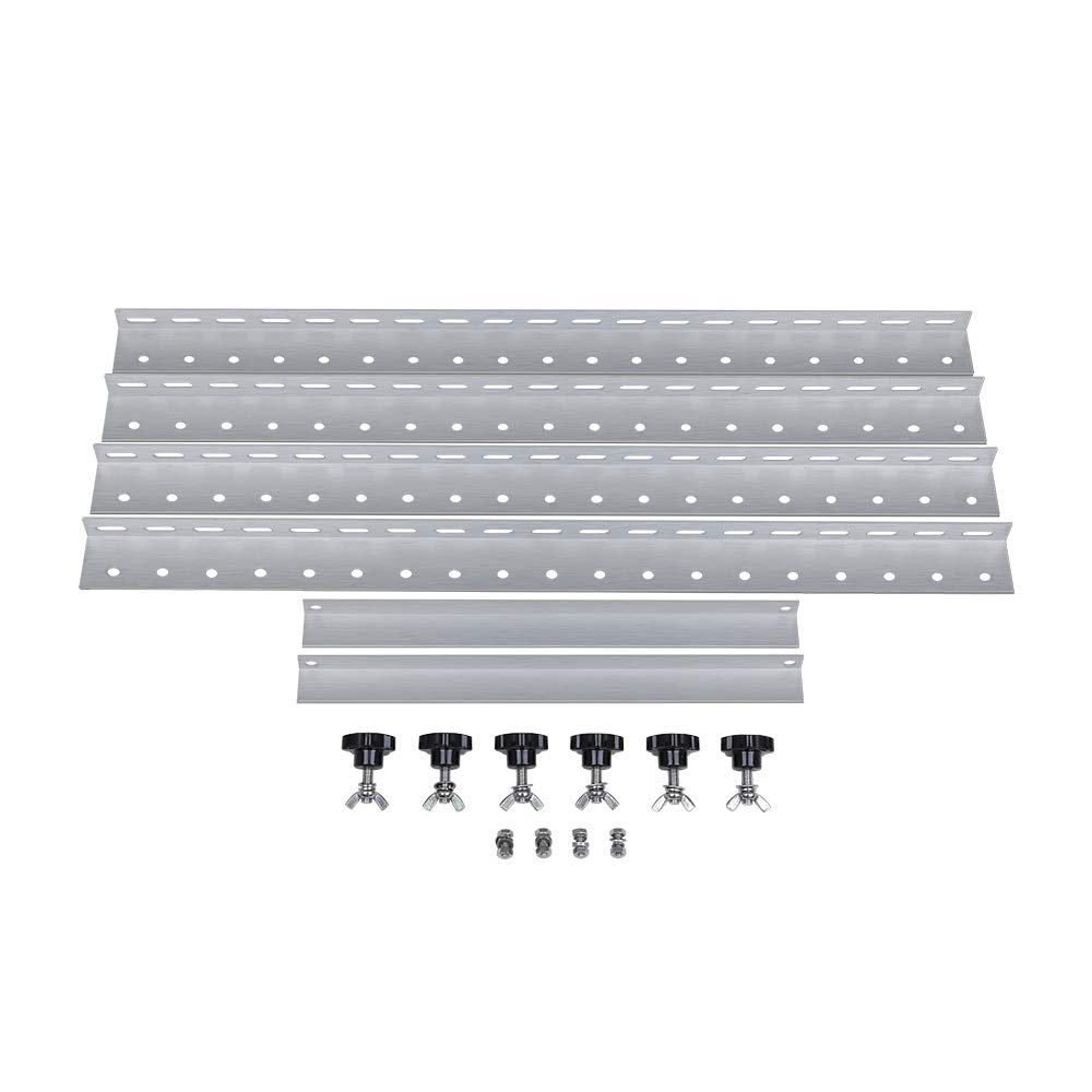 Renogy Adjustable Solar Panel Tilt Mount Brackets RV Roof Flat Surface Aluminum Mounting Set, Silver - Image 4