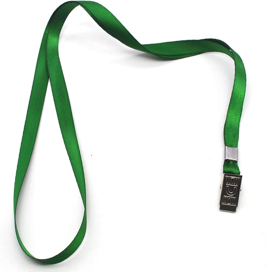 Bird Fiy Green Lanyards Clip 50 Pack 17" Lanyard with Clip Badge Lanyard Bulk Neck Flat lanyards for Badge Holders - Image 4