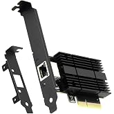 REKONG 10G Network Adapter AQC113 PCIe to RJ45 for NAS Server Workstation | PCIe x4/x8/x16 Universal Slots, Auto-Neg 10G/5G/2.5G/1G/100M, VMware ESXi &amp; NAS, Win10/11/Linux/Server 2022, Dual Brackets