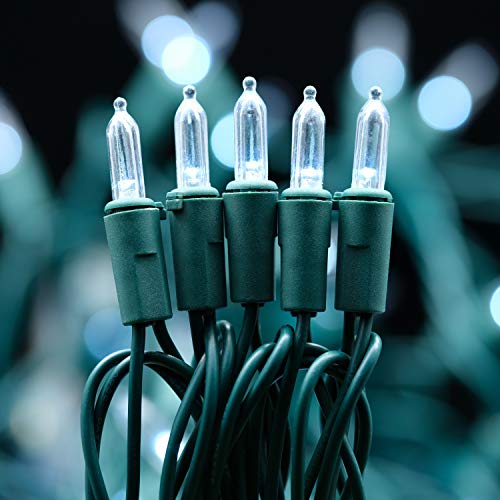 YULETIME UL Certified Cool White LED Christmas String Lights, 66 Feet 200 LED Commercial Grade Chris - coolthings.us