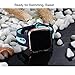 Maledan Sport Bands Replacement for Fitbit Versa/Versa Lite/Special Edition Women Men, Small, Blue/Teal