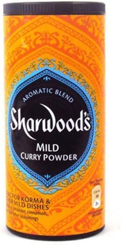 SHARWOODS CURRY PWDR MILD, 3.6 OZ