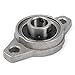 Pillow Block Bearing, Letool4pcs Diameter 12mm KFL001 Mounted Housing Self-aligning Pillow Flange Block Bearing