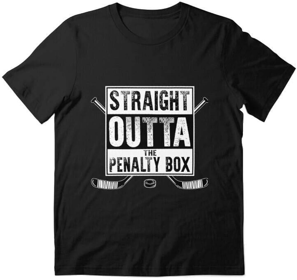 Straight Outta The Penalty Box Ice Hockey Shirt Ice Hockey