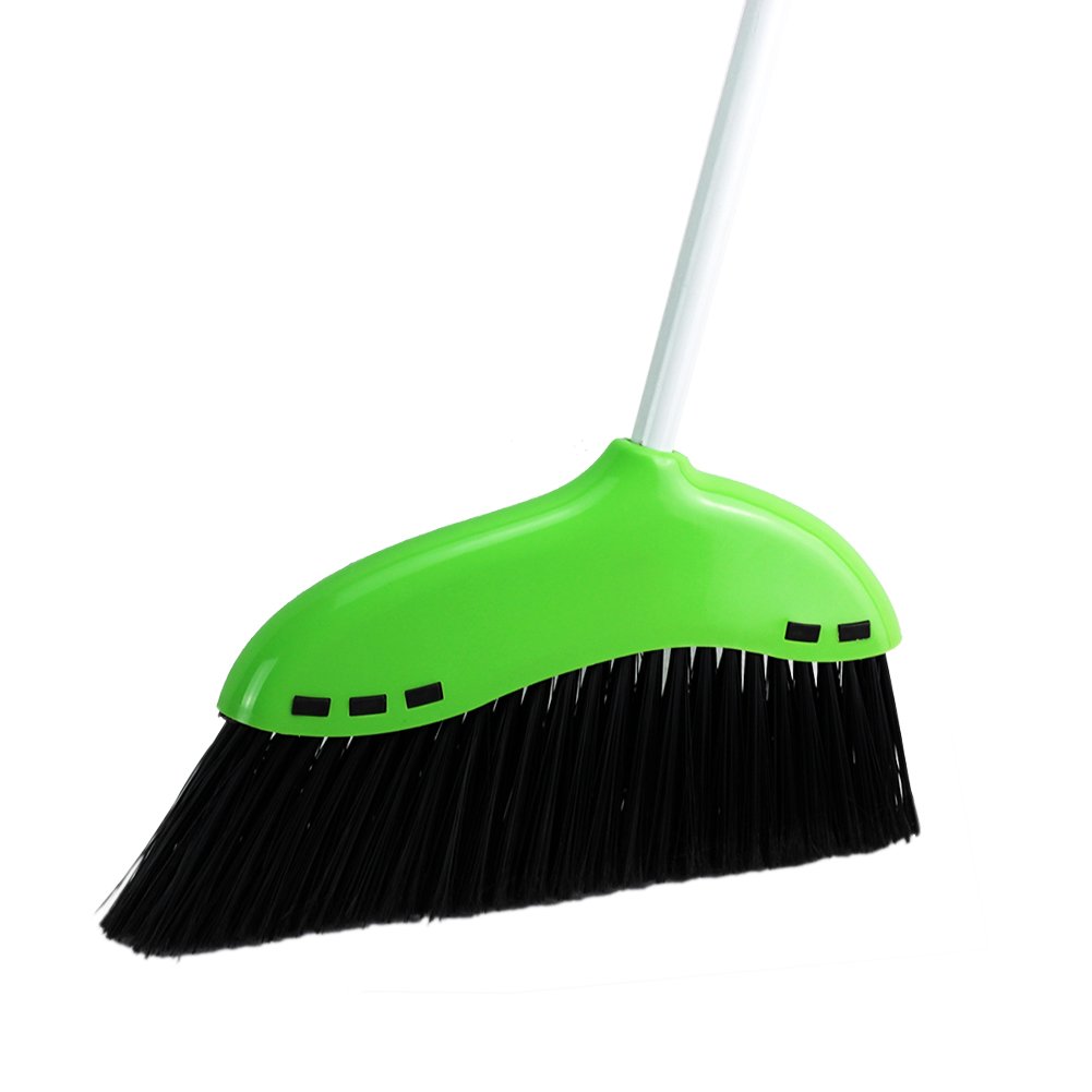 GLOYY Long Handle Broom Power Corner Large Angle Broom Use for Indoors
