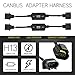 Auxbeam H13 9008 H13A P264T PJ264T LED Conversion Kit Error Free Wiring Harness Adapter