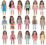 PZAS Toys 18 Outfit Set, Compatible with American Girl Doll Clothes and Other 18 Inch Doll Clothes