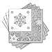 Sparkling Snowflake Christmas Party Tableware