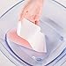 Lifechaser Sticky Toilet Seat Lid Warmer Cover Pads Washable Toilet Warmer Mat for Bathroom (2 Pack, 1 Blue & 1 Pink) (More options)