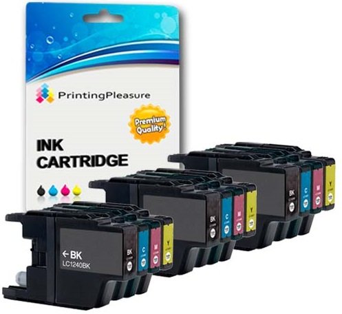 12 (3 SETS) Printer Ink Cartridges compatible with DCP-J525W DCP-J725DW DCP-J925DW MFC-J425W MFC-J430W MFC-J5910DW MFC-J625DW MFC-J6510DW MFC-J6710DW MFC-J6910DW MFC-J825DW | LC1240 LC1220