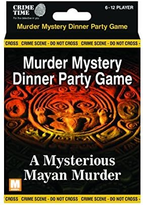 A Mysterious Mayan Murder - Murder mystery gift box - downloadable game for 6,8,10 or 12 players