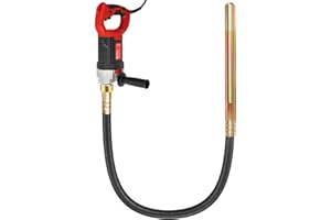 Anbull 1800W Concrete Vibrator 110V, 2M Handheld Electric Vibrabrater 5500RPM, 35mm Bottle Shaker, Portable Pencil Cement Vibrarator for Remove Air Bubble and Mix Concrete