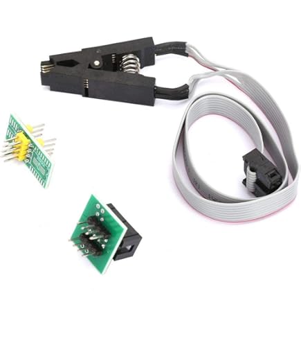 Clip SOP8 Per EEPROM + Programmatore CH341A - Per BIOS 24/25 Series, Con Supporto USB - Foto 10