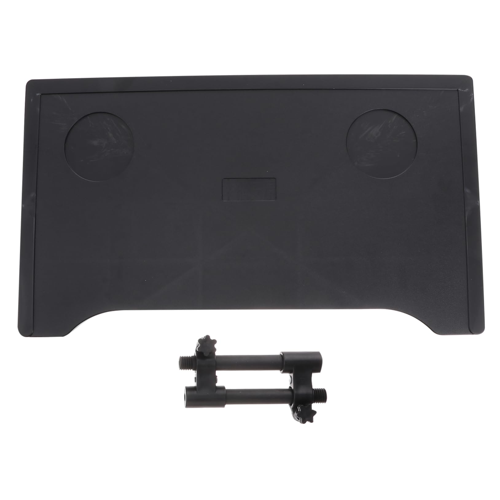 Photo 1 of GLEAVI Wheelchair Dining Table Desk Portable Tables Folding Plastic Serving Tray Drive Wheelchair Tray Over Bed Table Wheelchair Cup Holder Tray Thickening Wheelchair Trays Manual
