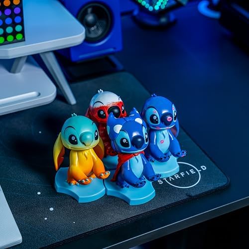 Minis Sunset Stitch Handy Ständer & Ohrhörerhalter - Handyhalter für Schreibtisch und Nachttisch, In-Ear-Kopfhörerhalter für Smartphone und kleine Geräte, Schreibtisch-Deko