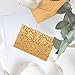24-Pack Wedding Invitation Cards - Laser Cut Gold Foil and Floral Design Invitation Pockets for Bridal Showers, Engagement Parties, Includes Covers, Blank Inserts, Envelopes, 5 x 7.25 Inches