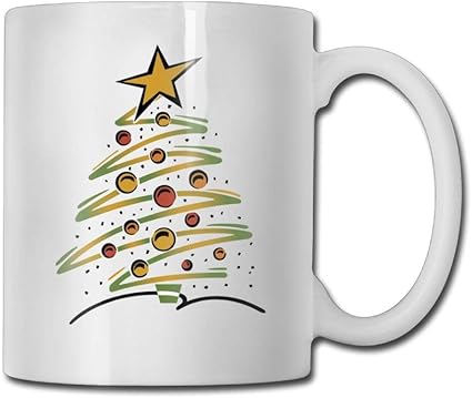 Amazon Co Jp 面白いクリスマスツリーコーヒーマグ11オンス婚約ギフトセラミックティーカップコーヒーカップ11オンス 家族や友人への プレゼントに最適 ホーム キッチン