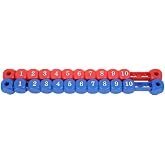 2 Pack Foosball Score Counter for Home Bar School Party Games | Bright Background White Numbers, Digital Printing Markings, Plastic Wear-Resistant Material, Ergonomic Keys