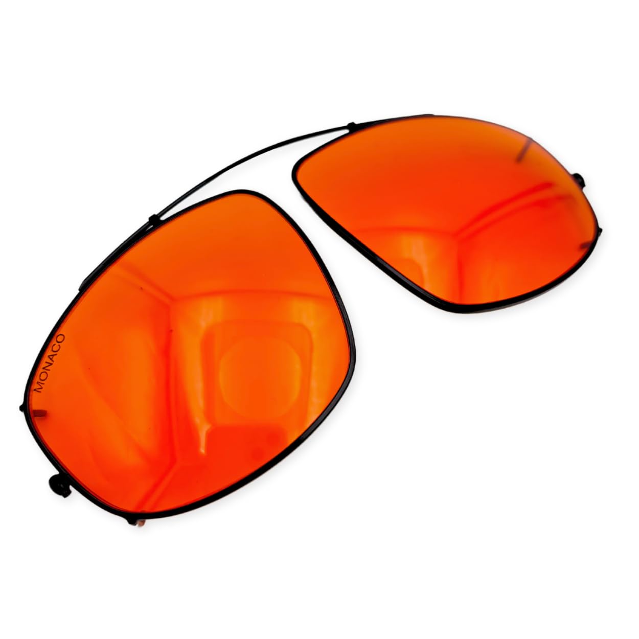 Myrò - Additional Clip for Monaco Frame with Orange Coloured Lenses High Performance Made in Italy