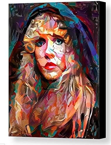 Framed Abstract Stevie Nicks 8.5X11 Art Print Limited Edition w/signed COA