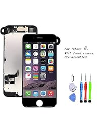 Repuesto de pantalla premium con cámara frontal, altavoz de oído y sensores, compatible con todos los iPhone