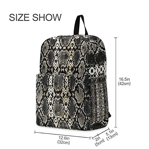 51SBHVgZhfL PUXUQU Mochila escolar para niños con estampado de serpiente, mochila de día y viaje, ligera, para niños y niñas PUXUQU Mochila escolar para niños con estampado de serpiente, mochila de día y viaje, ligera, para niños y niñas - Imagen 3