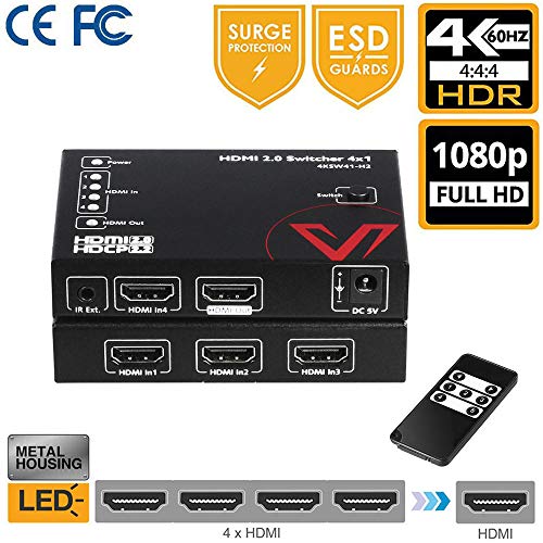 18Gbps HDMI Switch HDR 4K x 2K@60Hz 444 Oman Ubuy