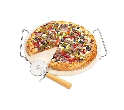 Fox Run Craftsmen 12.5-Inch Pizza Stone Set