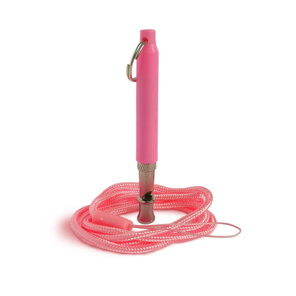 Dog Training Pink Whistle with Lanyard | Professional High Pitch Ultrasonic Tone | Great for Puppy Recall and to Teach Tricks and Commands | Custom Frequency for All Dog Breeds