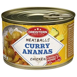DREISTERN, Geflügel Fleischbällchen in Curry Ananas Sauce g, 400 g