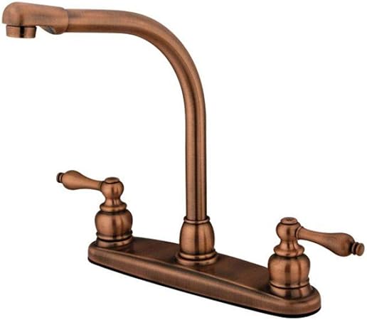 Kingston Brass Kb716alls Victorian High Arch Kitchen Faucet