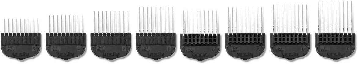 Andis 9-Piece Clipper Combs for Small Pets, Blue (12860): Pet Supplies