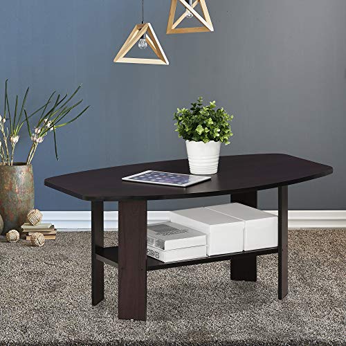 Furinno Simple Design Coffee Table, Dark Walnut Pricepulse