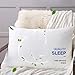 oaskys Shredded Memory Foam Pillow Queen Size Hypoallergenic Removable Washable and Luxury