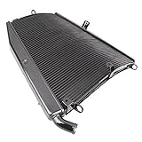 Mallofusa Motorcycle Aluminum Radiator Cooling