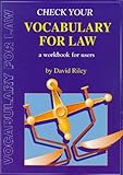 Check Your Vocabulary for Law (Check Your Vocabulary Workbooks) by