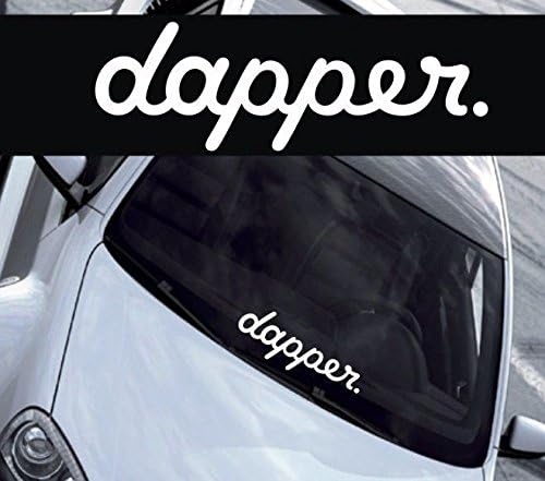JDM Car Stickers Hey Dreamer Dapper Funny Vinyl Sticker Decal Vinyl Bumper Sticker (40cmX15cm, White)