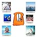 Auto-Vox Adult Inflatable Life Snorkeling Vest Jacket Great for Snorkeling Surfing Swimming Boating Kayaking Fishing Rafting and Floating,Ensure your Safety of Water activities