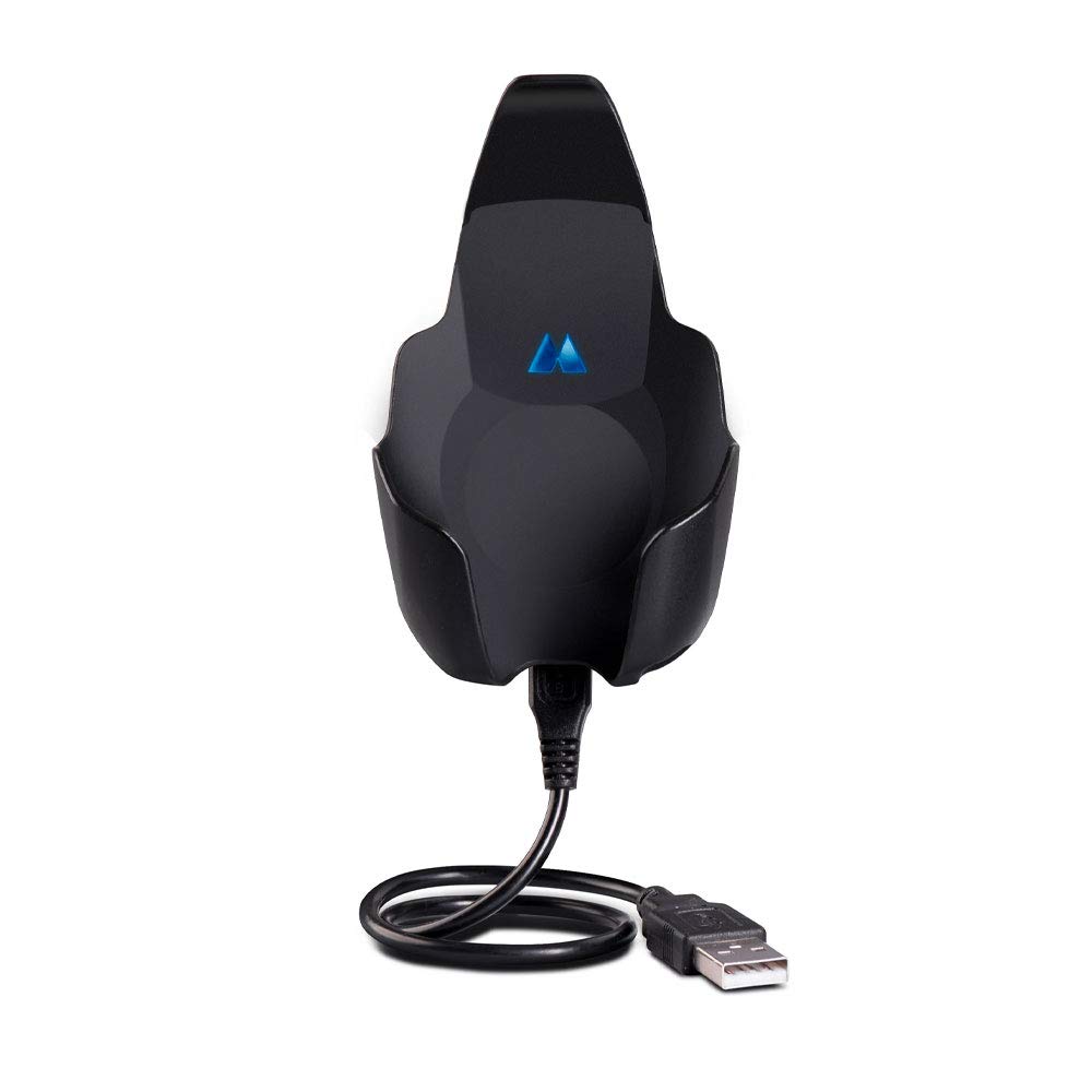 Midland – Docking Station with Integrated Wireless Car Charger for Dual Mike Wireless, Magnetic Dashboard Dock Station, Compact and Practical Car Accessories, Easy Installation and Quick Attachment