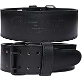 Beast Power Gear Weight Lifting Belts - Free Strap 4” Wide 10mm Thick for Weightlifting Bodybuilding Powerlifting Belt Superior Back Support Gym Belts for Men Women